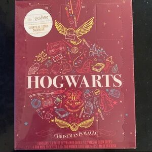 Harry Potter Hogwarts 12 days of socks calender